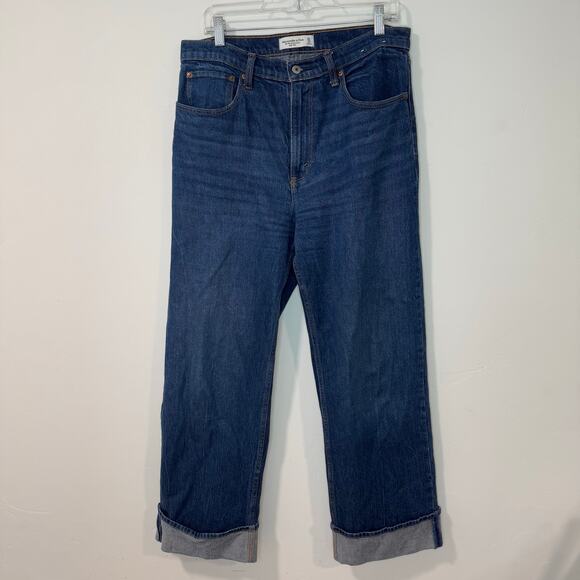 Abercrombie & Fitch Denim - Abercrombie & Fitch Women's Jeans 90s Relaxed High Rise Blue Denim 30R